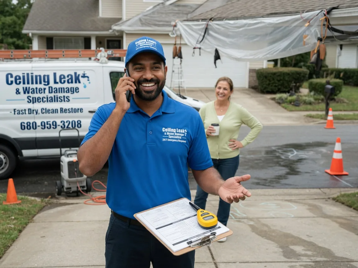 Ceiling Leak Cleanup Boones Mill, VA FAQs